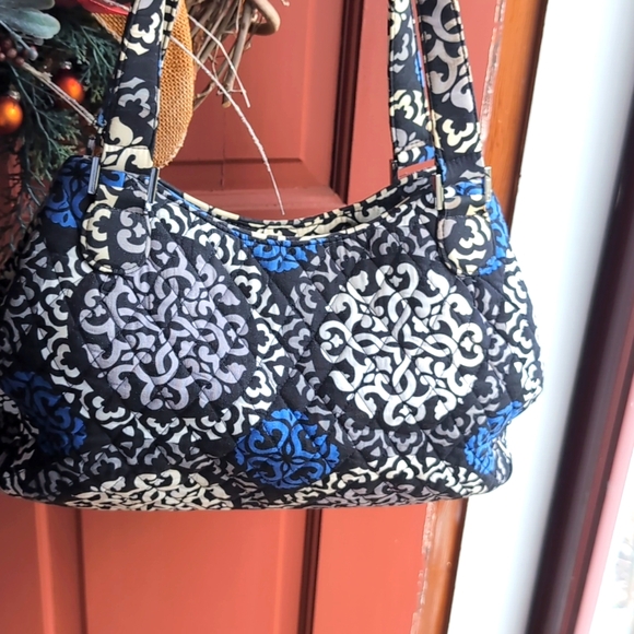 Vers Bradley "Emily" satchel in Canterbury Cobalt pattern - Picture 3 of 14